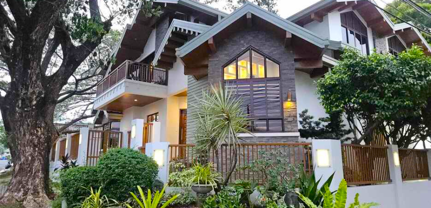 Modern Filipino Corner House with 6 car garage in BF Homes Paranaque ...