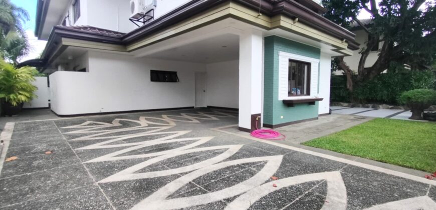 House and Lot for Lease in Ayala Alabang Village